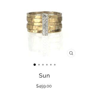 MEDITATION Ring  * Sun * size 7